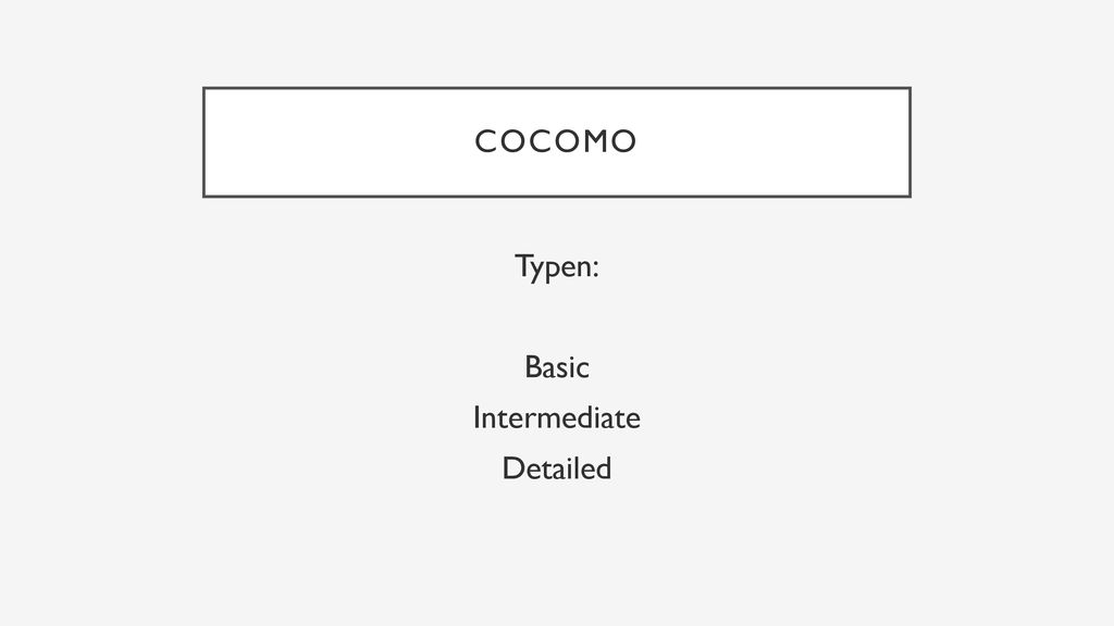 Typen: Basic Intermediate Detailed