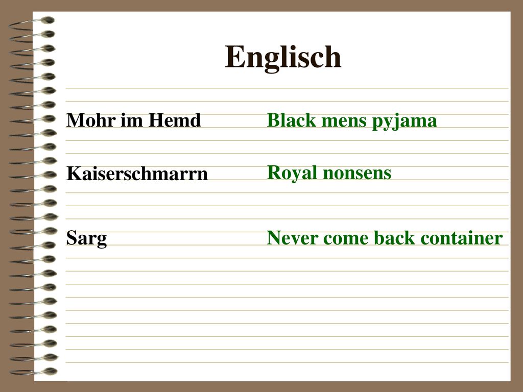 Englisch Mohr im Hemd Black mens pyjama Kaiserschmarrn Royal nonsens