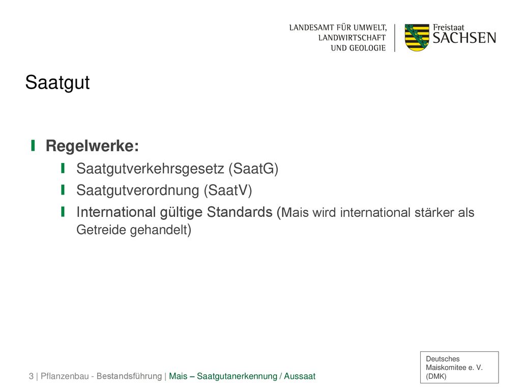 Pflanzenbau Bestandsführung ppt herunterladen