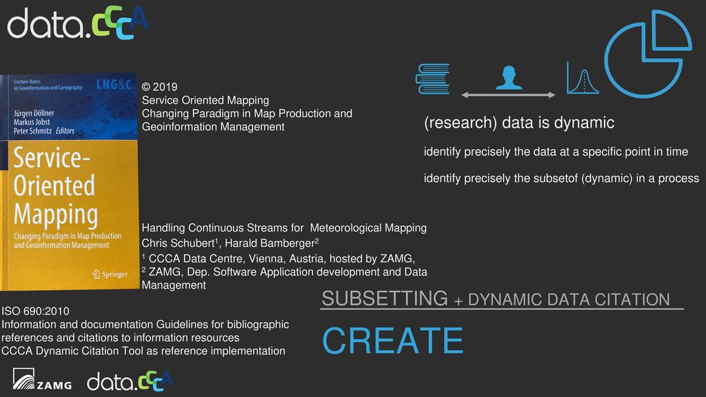 Create SUBSETTING + dynamic data citation (research) data is dynamic