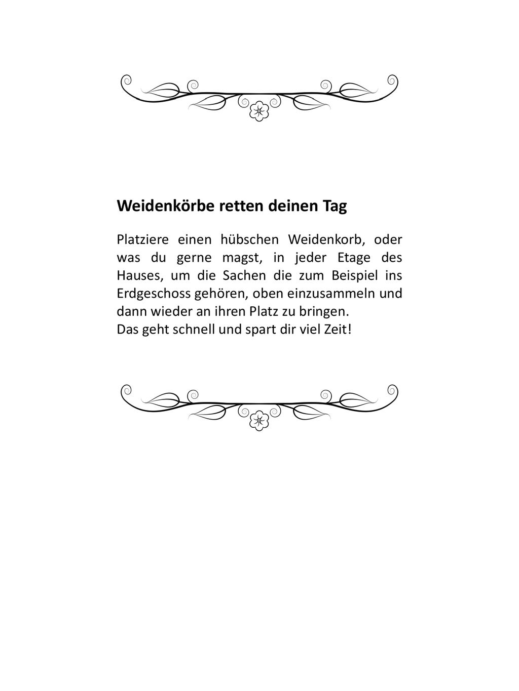 Weidenkörbe retten deinen Tag