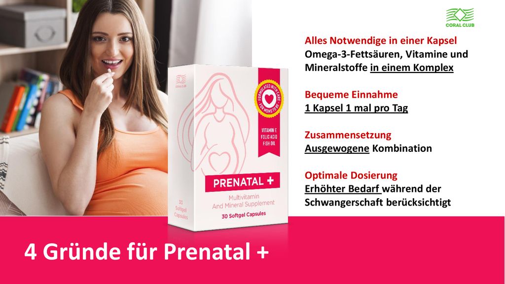4 Gründe für Prenatal + Alles Notwendige in einer Kapsel