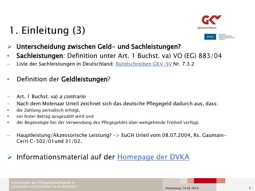 1. Einleitung (3) Informationsmaterial auf der Homepage der DVKA
