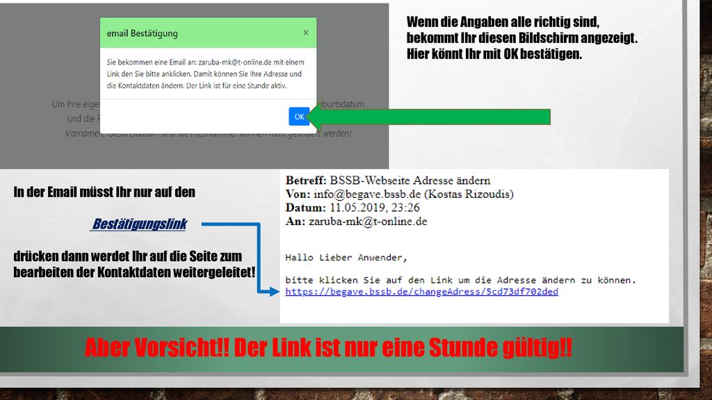 Aber Vorsicht!! Der Link ist nur eine Stunde gültig!!