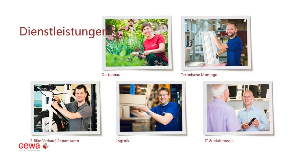 Dienstleistungen Gartenbau Technische Montage