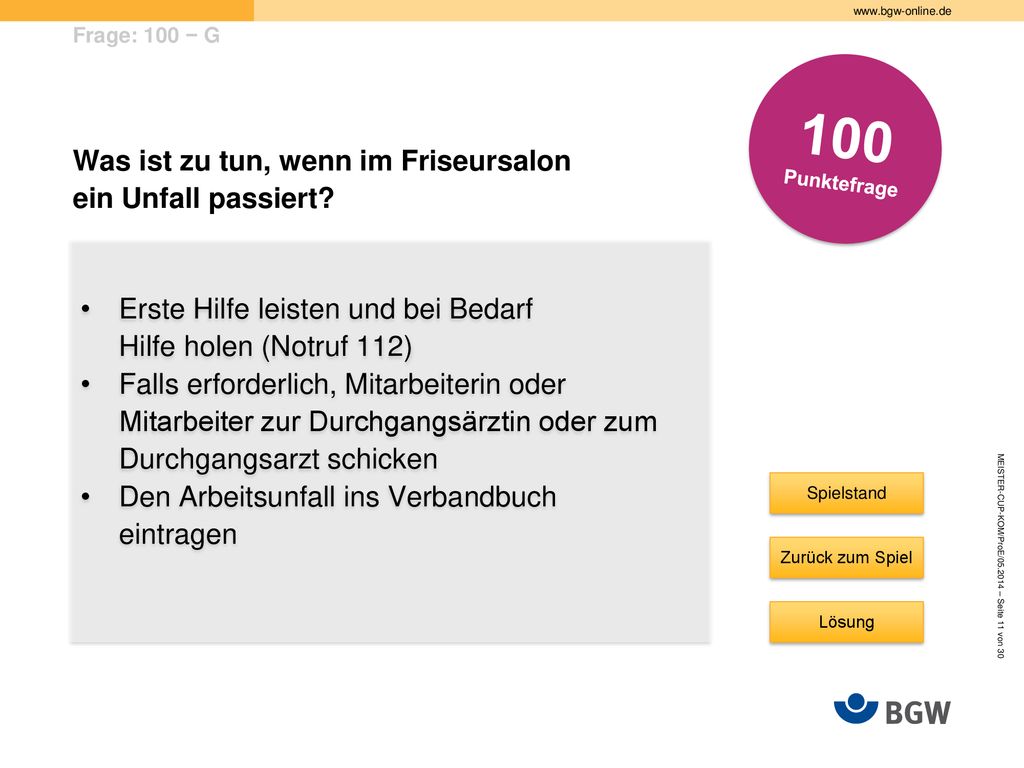 Was ist zu tun, wenn im Friseursalon ein Unfall passiert