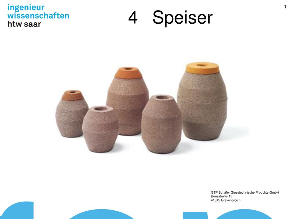 4 Speiser GTP Schäfer Giesstechnische Produkte GmbH Benzstraße Grevenbroich