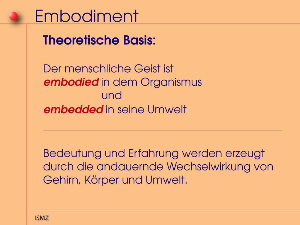 Zweiten Satz vorlesen. Anderes Verstehen, als wenn jemand am Tisch sitzt und denkt