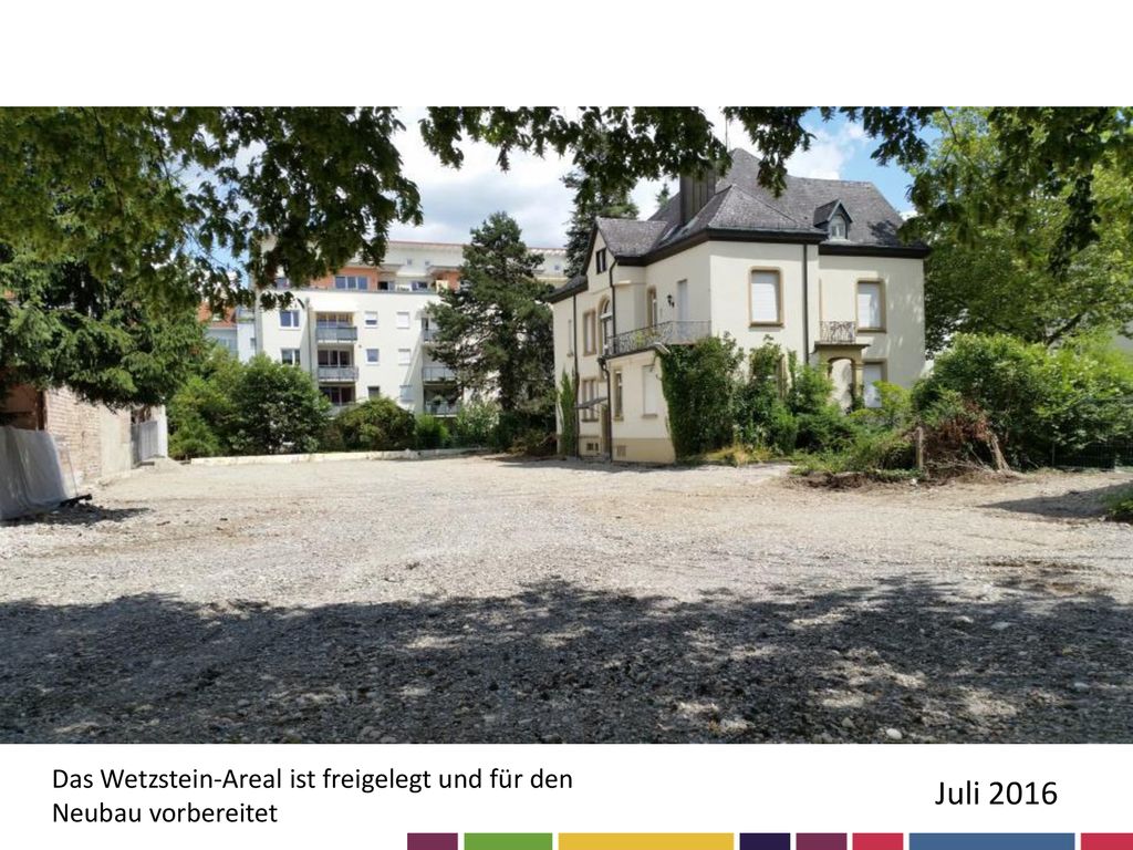 Das Wetzstein-Areal ist freigelegt und für den Neubau vorbereitet