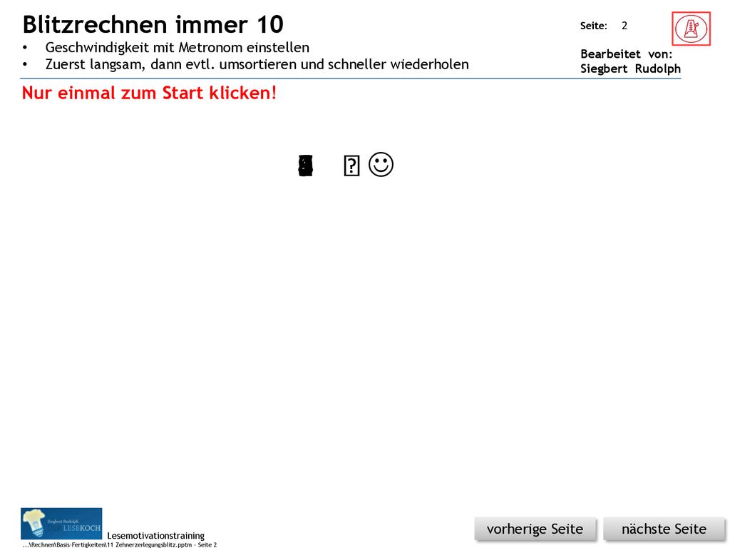 1  3  6  2  J 9  5  7  4  8  Blitzrechnen immer 10