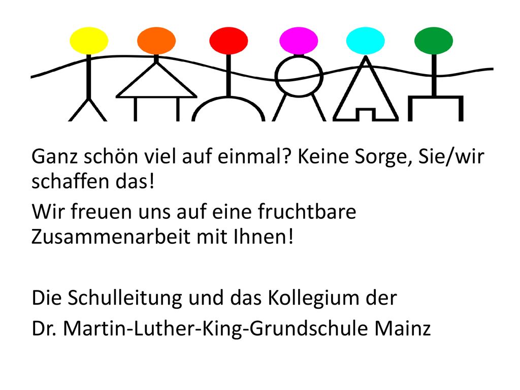 Ganz schön viel auf einmal. Keine Sorge, Sie/wir schaffen das