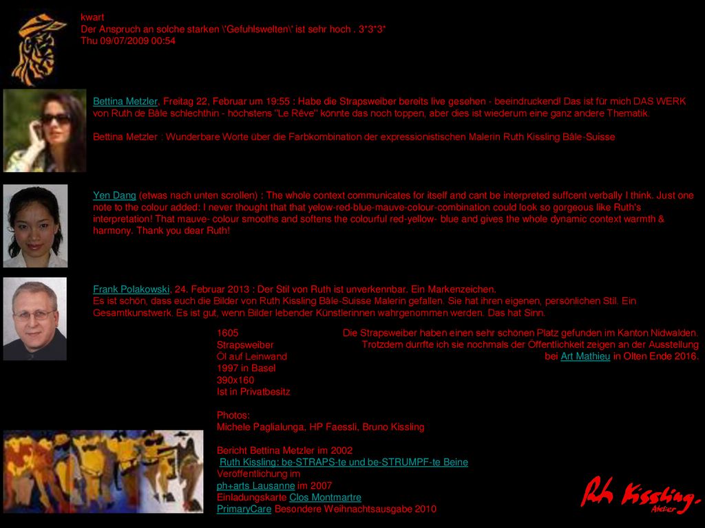 kwart Der Anspruch an solche starken \ Gefuhlswelten\ ist sehr hoch . 3*3*3* Thu 09/07/ :54