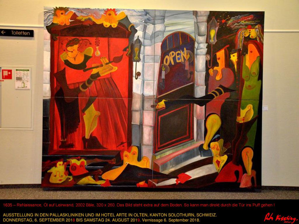 1635 – ReNaissance, Öl auf Leinwand, 2002 Bâle, 320 x 260