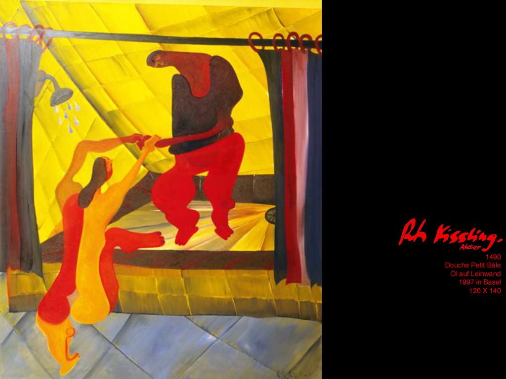 1490 Douche Petit Bâle Öl auf Leinwand 1997 in Basel 120 X 140