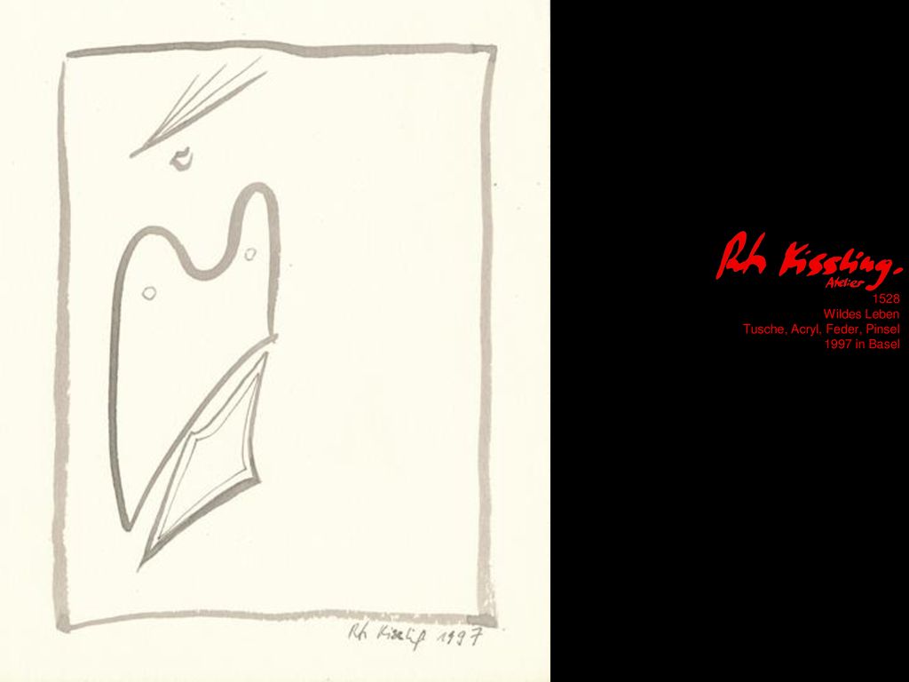 1528 Wildes Leben Tusche, Acryl, Feder, Pinsel 1997 in Basel