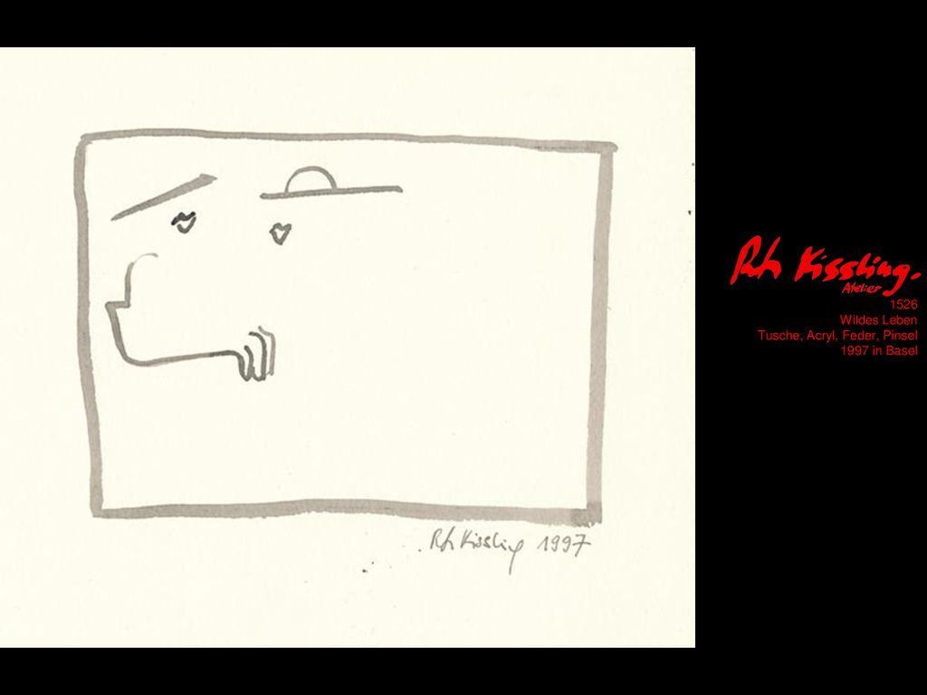 1526 Wildes Leben Tusche, Acryl, Feder, Pinsel 1997 in Basel