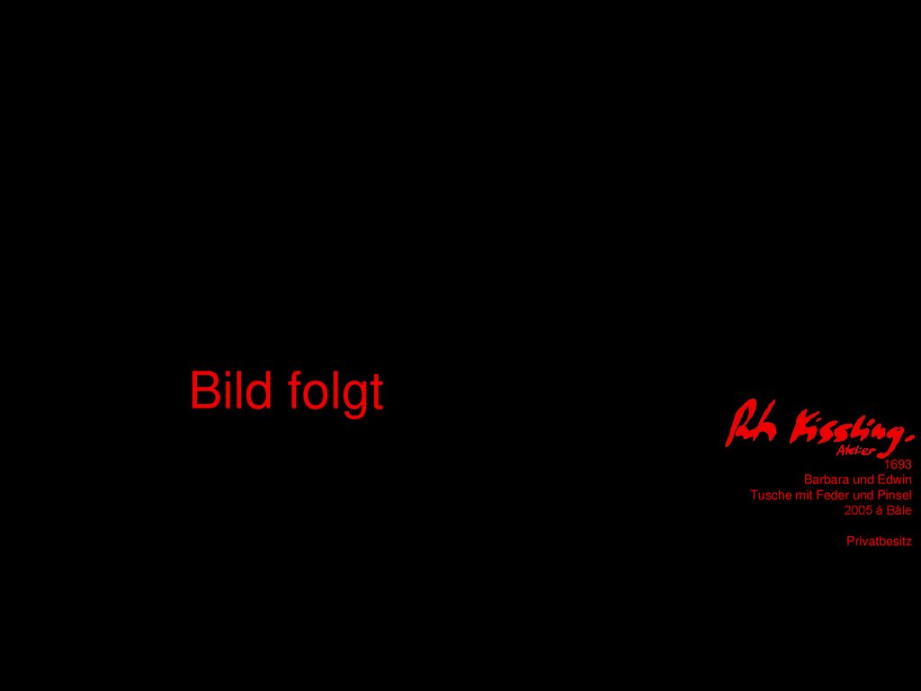 Bild folgt 1693 Barbara und Edwin Tusche mit Feder und Pinsel