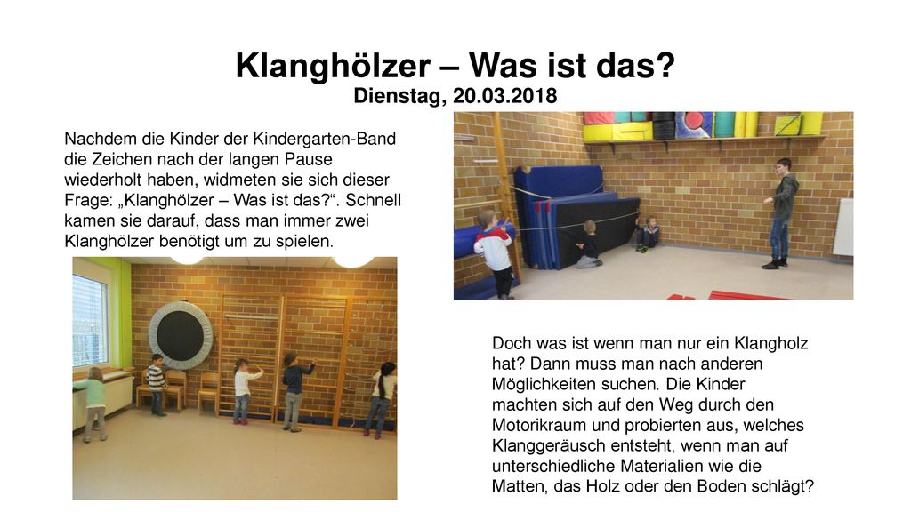 Klanghölzer – Was ist das Dienstag,