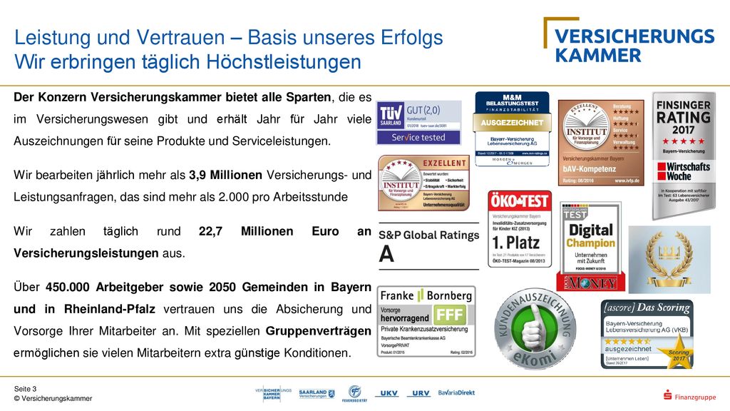 Leistung und Vertrauen – Basis unseres Erfolgs Wir erbringen täglich Höchstleistungen