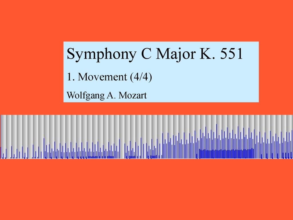 Symphony C Major K Movement (4/4) Wolfgang A. Mozart