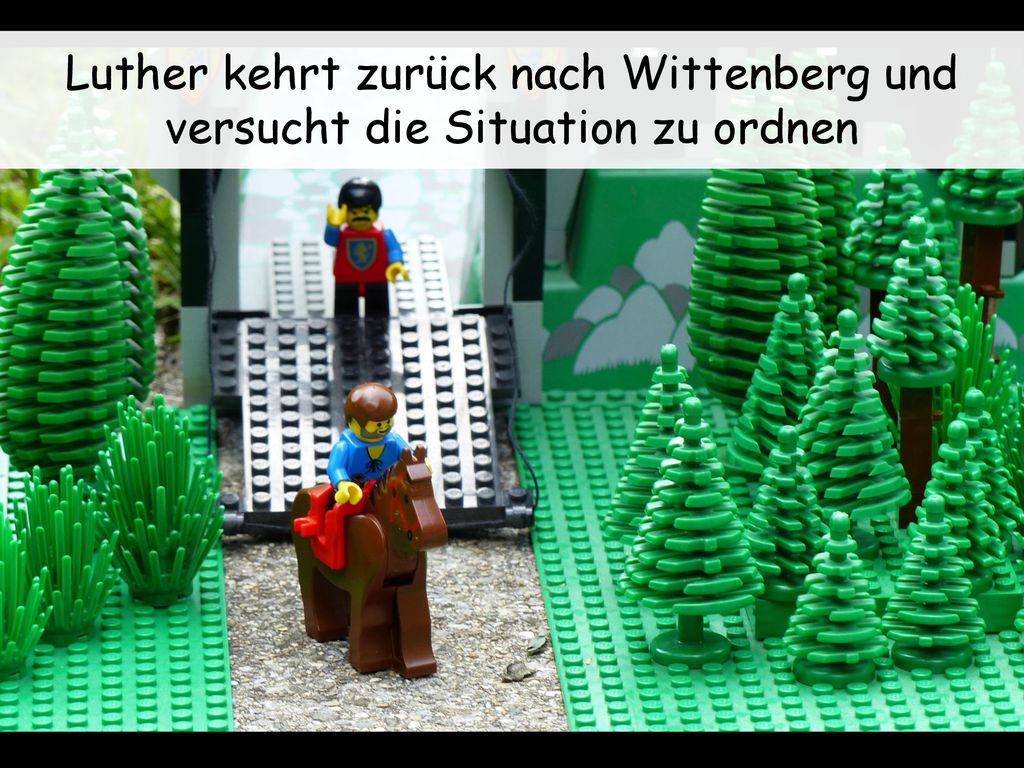 Luther kehrt zurück nach Wittenberg und versucht die Situation zu ordnen