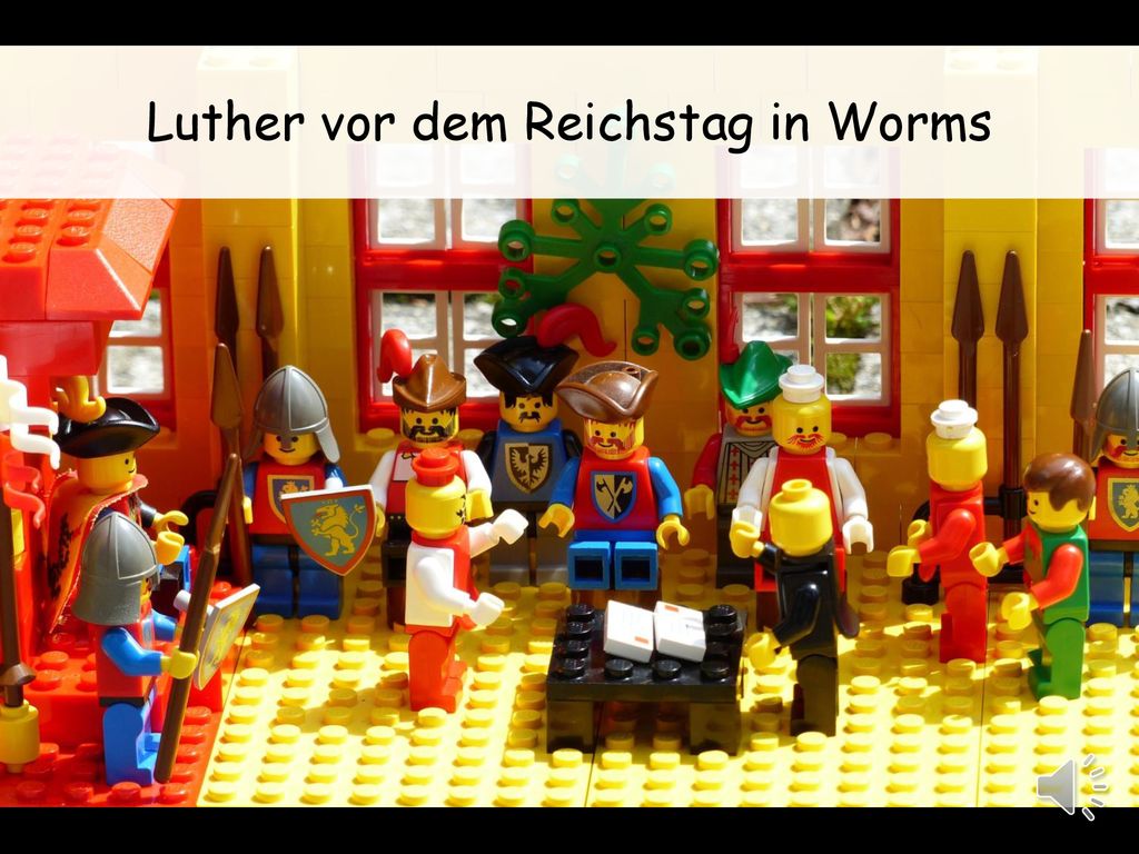 Luther vor dem Reichstag in Worms