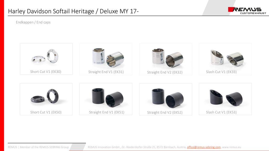 Harley Davidson Softail Heritage / Deluxe MY 17-
