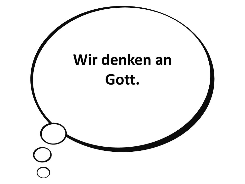 Wir denken an Gott. Priester: Der Herr sei mit euch.