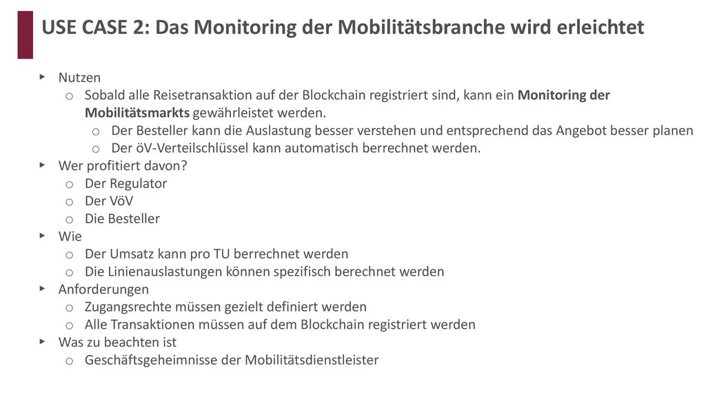 USE CASE 2: Das Monitoring der Mobilitätsbranche wird erleichtet
