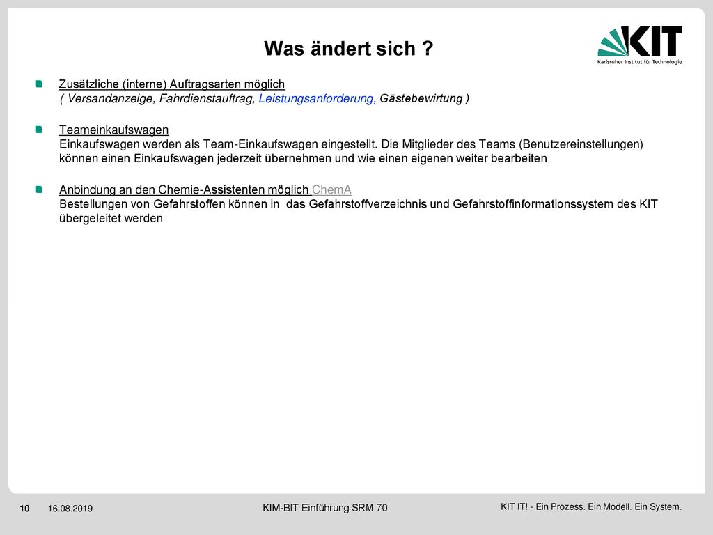 Was ändert sich Zusätzliche (interne) Auftragsarten möglich ( Versandanzeige, Fahrdienstauftrag, Leistungsanforderung, Gästebewirtung )