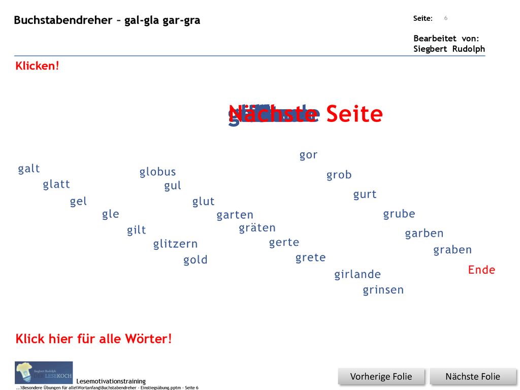 girlande grinsen gerte gor grete grob graben Nächste Seite garben