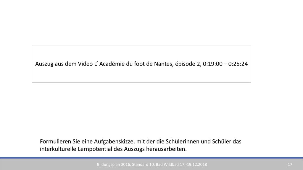 Auszug aus dem Video L‘ Académie du foot de Nantes, épisode 2, 0:19:00 – 0:25:24