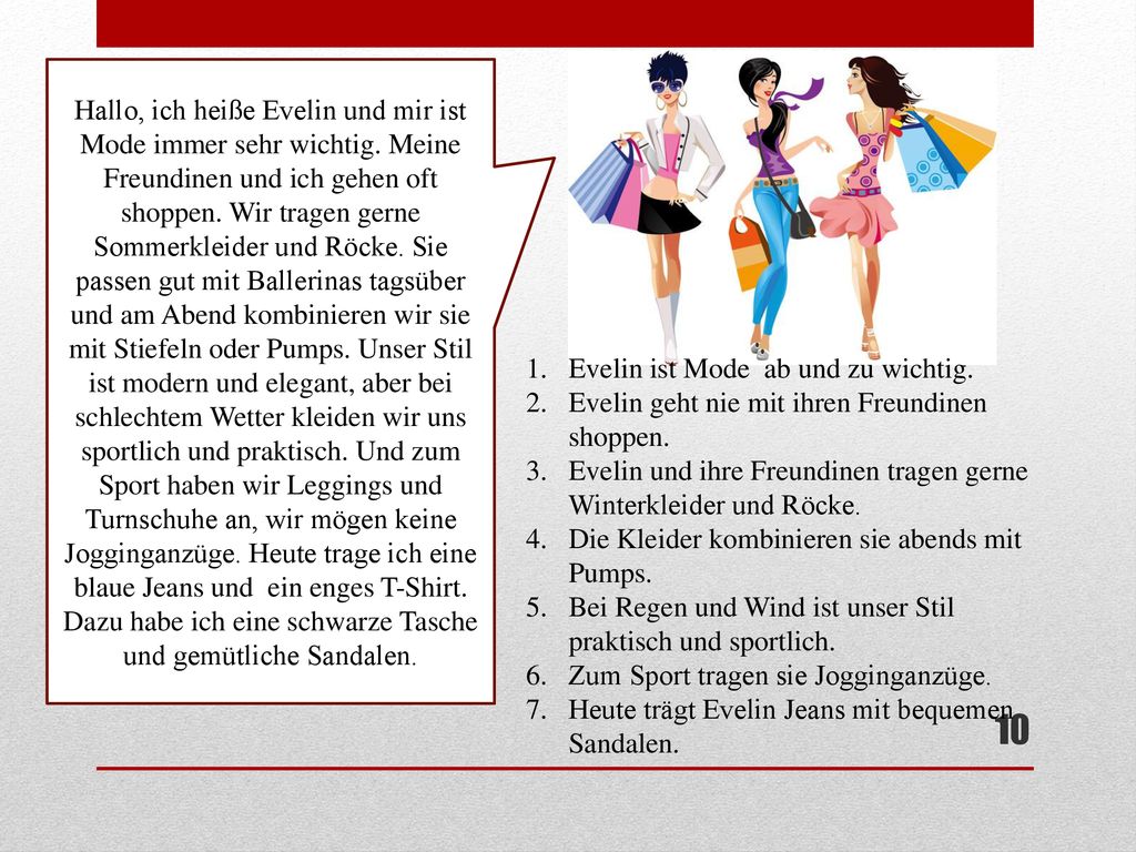 Hallo, ich heiße Evelin und mir ist Mode immer sehr wichtig