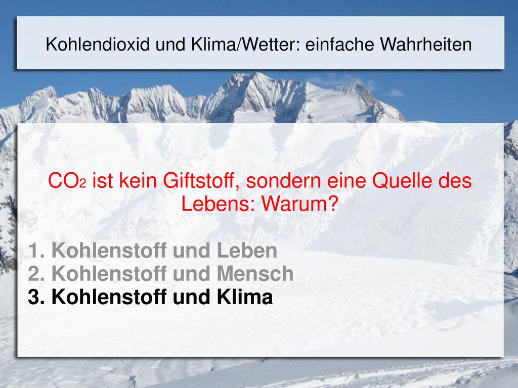 CO2 ist kein Giftstoff, sondern eine Quelle des Lebens: Warum