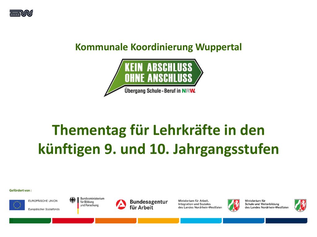 Thementag für Lehrkräfte in den künftigen 9. und 10. Jahrgangsstufen