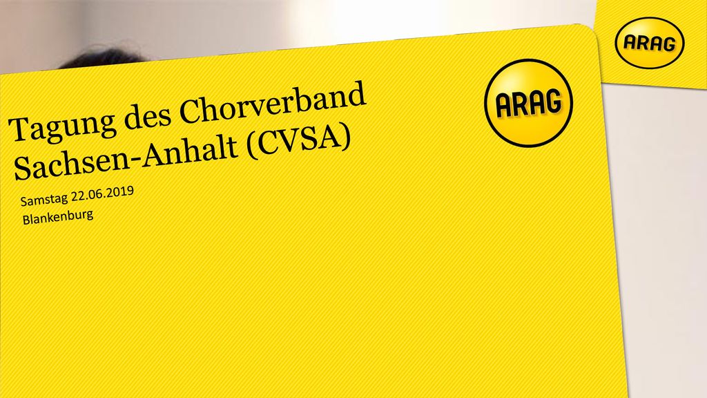 Tagung des Chorverband Sachsen-Anhalt (CVSA)