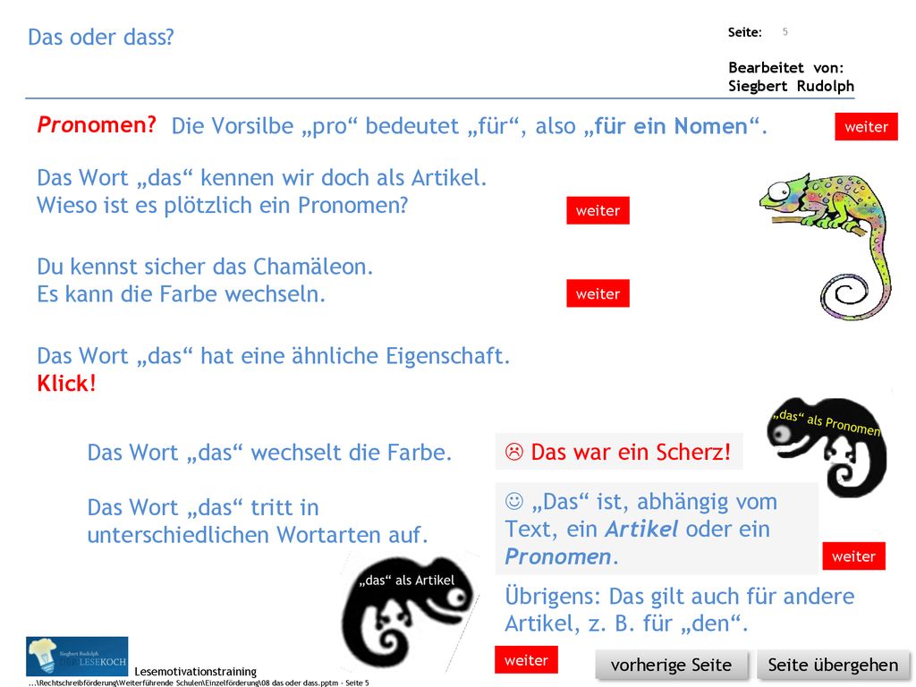 Die Vorsilbe „pro bedeutet „für , also „für ein Nomen .