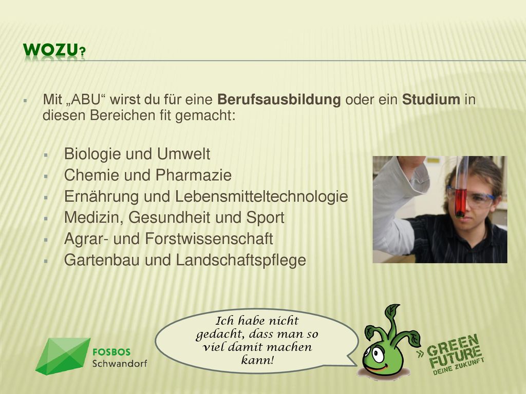 Ich habe nicht gedacht, dass man so viel damit machen kann!