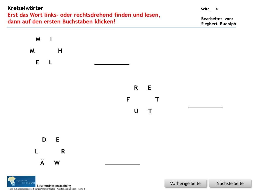 HIMMEL FUTTER WÄLDER M I M H E L R E F T U T D E L R Ä W