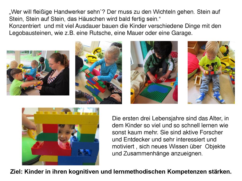 „Wer will fleißige Handwerker sehn`. Der muss zu den Wichteln gehen