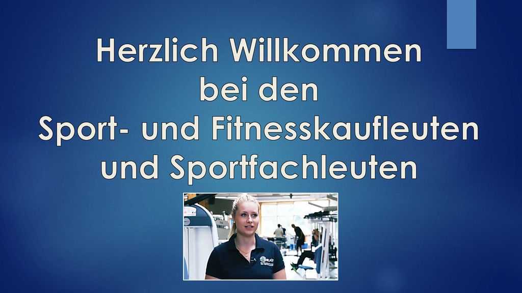 Herzlich Willkommen bei den Sport- und Fitnesskaufleuten und Sportfachleuten
