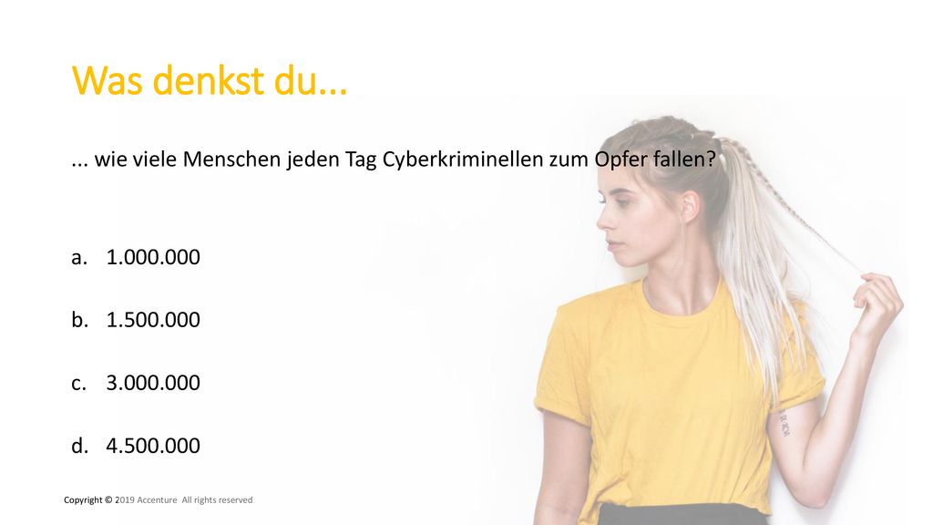 Was denkst du wie viele Menschen jeden Tag Cyberkriminellen zum Opfer fallen
