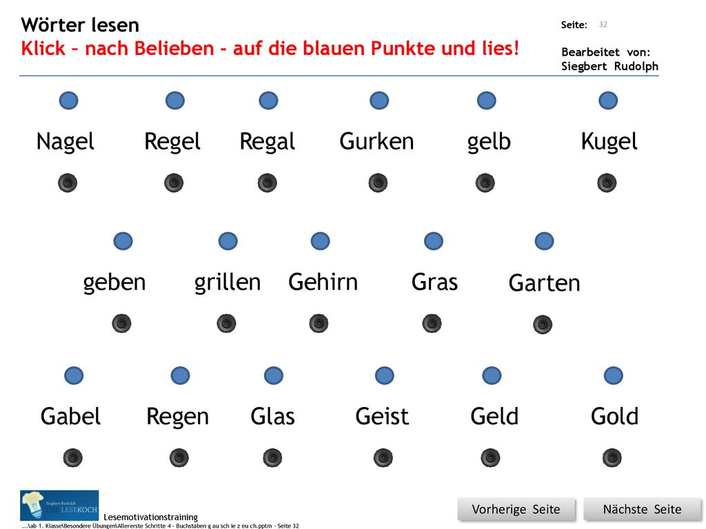 Nagel Regel Regal Gurken gelb Kugel geben grillen Gehirn Gras Garten