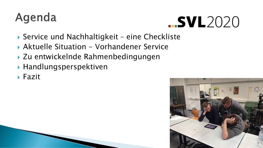 Agenda Service und Nachhaltigkeit – eine Checkliste