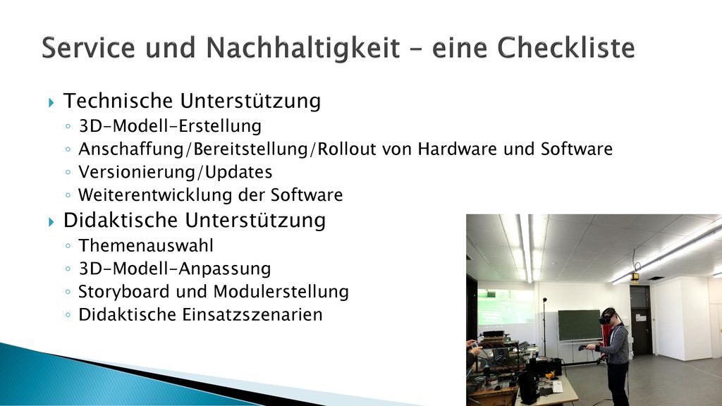 Service und Nachhaltigkeit – eine Checkliste