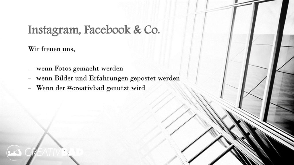 Instagram, Facebook & Co.