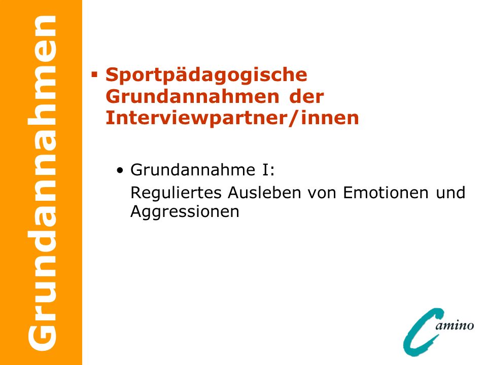 Sportpädagogische Grundannahmen der Interviewpartner/innen