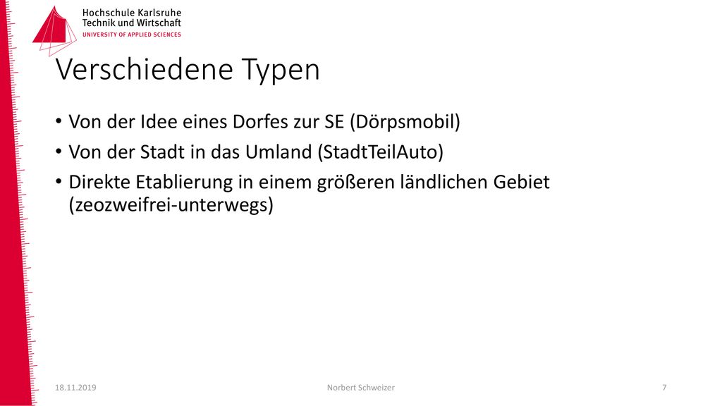 Verschiedene Typen Von der Idee eines Dorfes zur SE (Dörpsmobil)