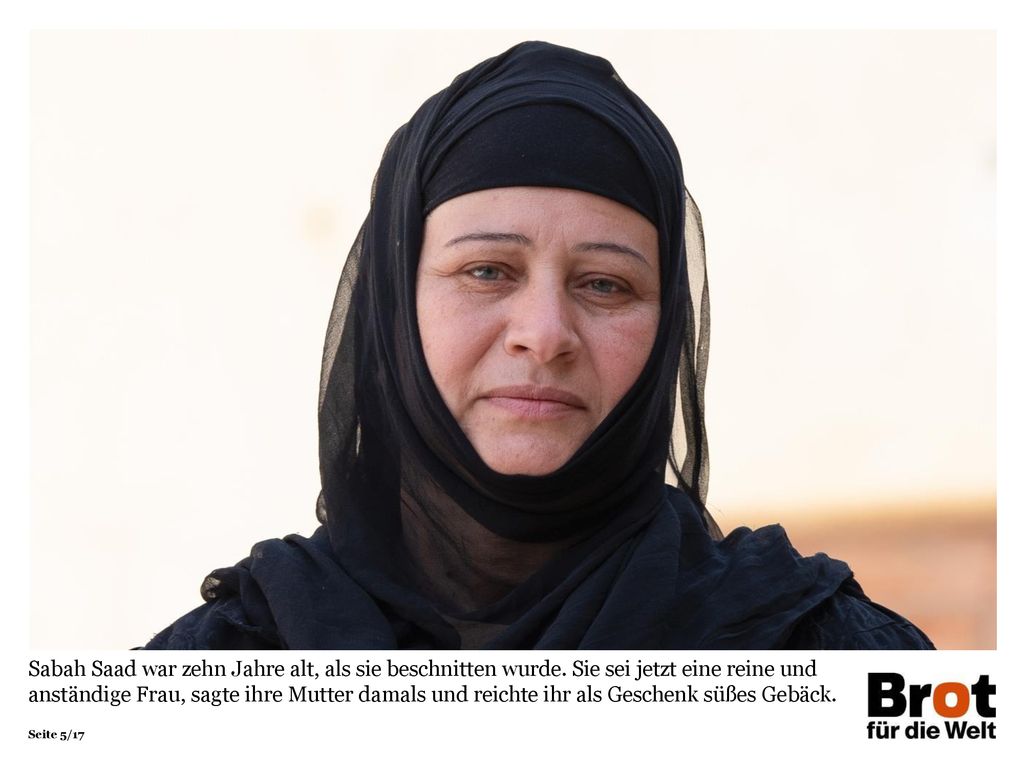 Sabah Saad war zehn Jahre alt, als sie beschnitten wurde