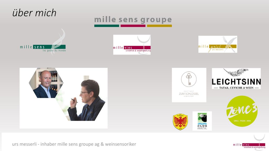 über mich urs messerli - inhaber mille sens groupe ag & weinsensoriker